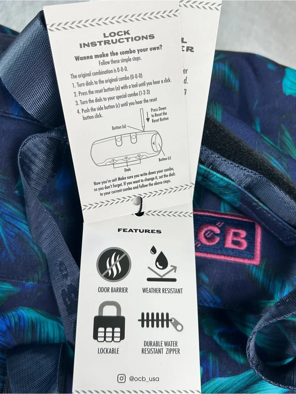 OCB smell proof